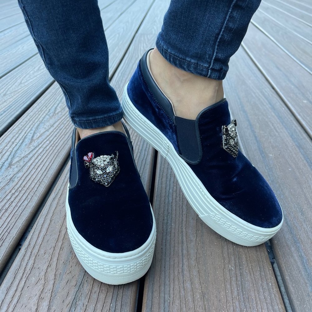 No.21 platform slip on sneakers.